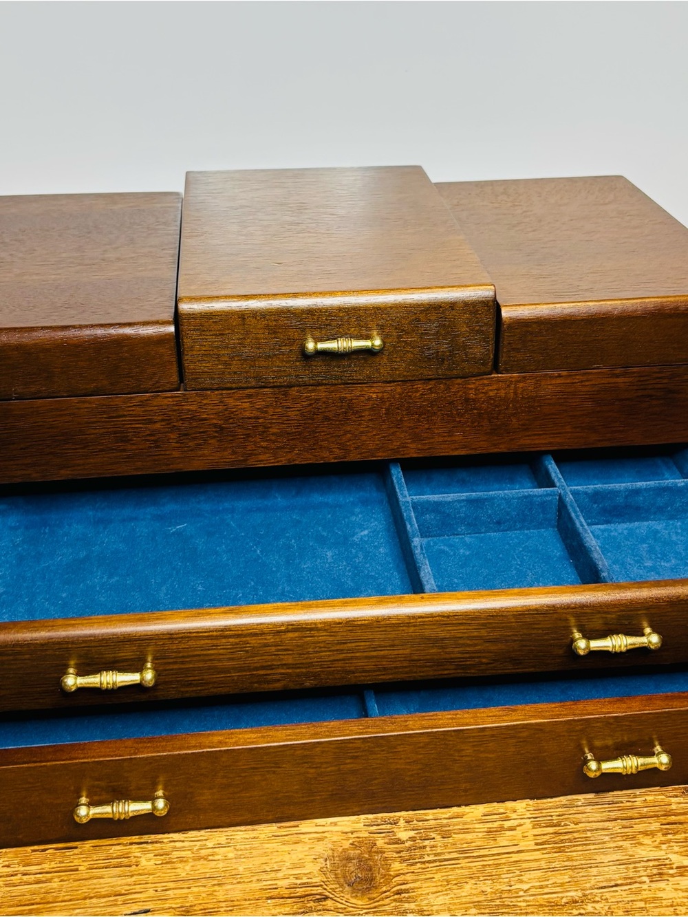 Mahogany Jewelry Box - Picture 2 of 10